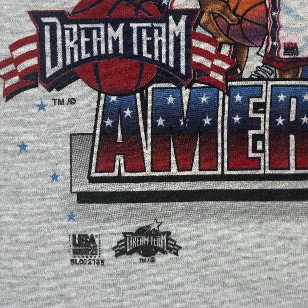 Dream Team Men’s XL Salem Tee USA Olympic Basketball Vintage Graphic 90s - Picture 3 of 7